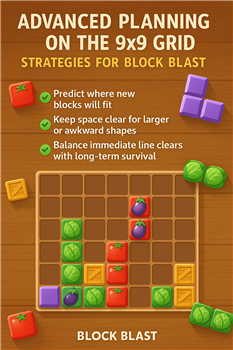 Advanced Planning on the 9x9 Grid: Strategies for Block Blast